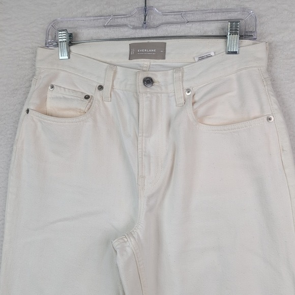 Everlane Denim - Everlane The Super-Soft Relaxed Jean Size 28 Bone Straight Leg